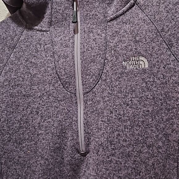 Northgate heather grey 1/2 zip front hoodie size medium - Picture 4 of 6